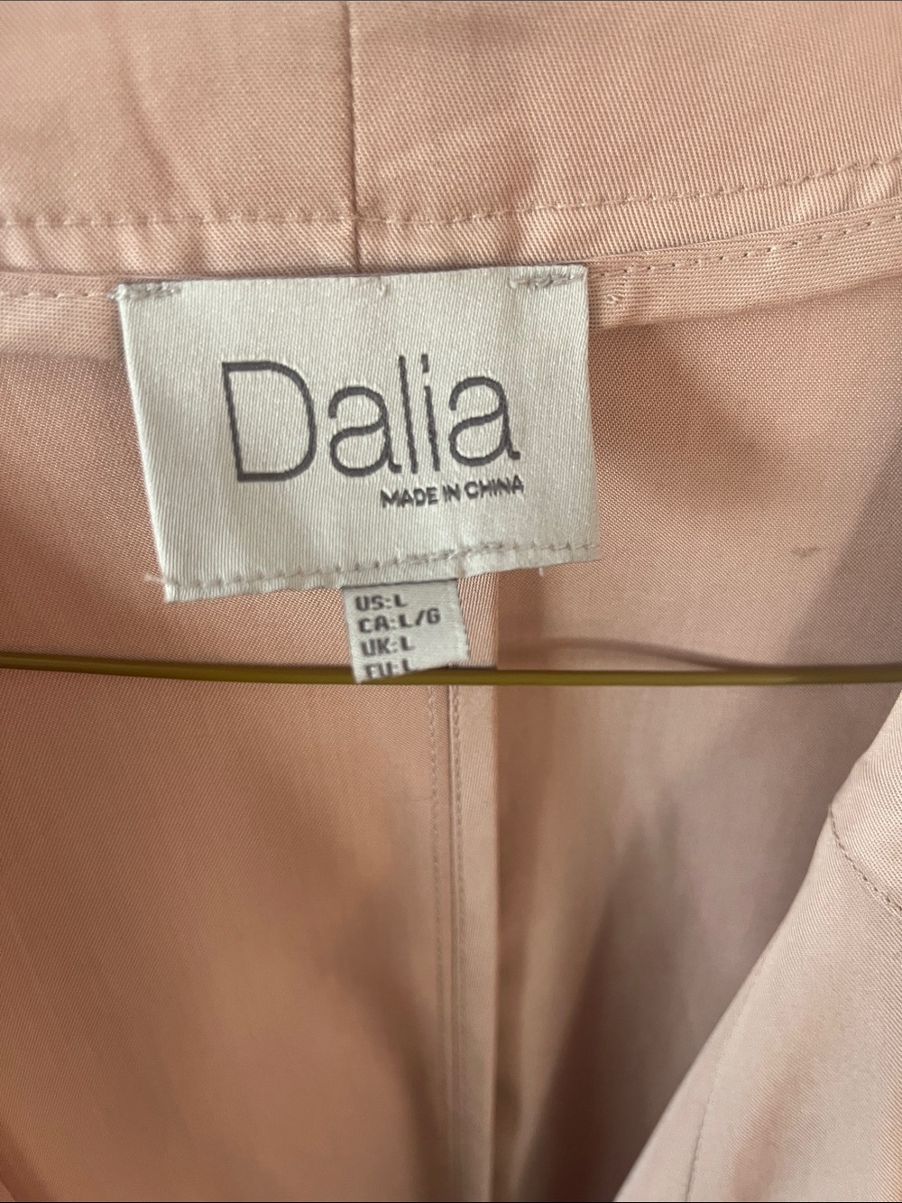 Dalia Blush Pink Long Blazer Jacket - Picture 2 of 7